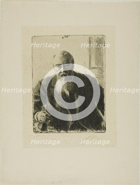 C. F. Liljevalch, 1909. Creator: Anders Leonard Zorn.