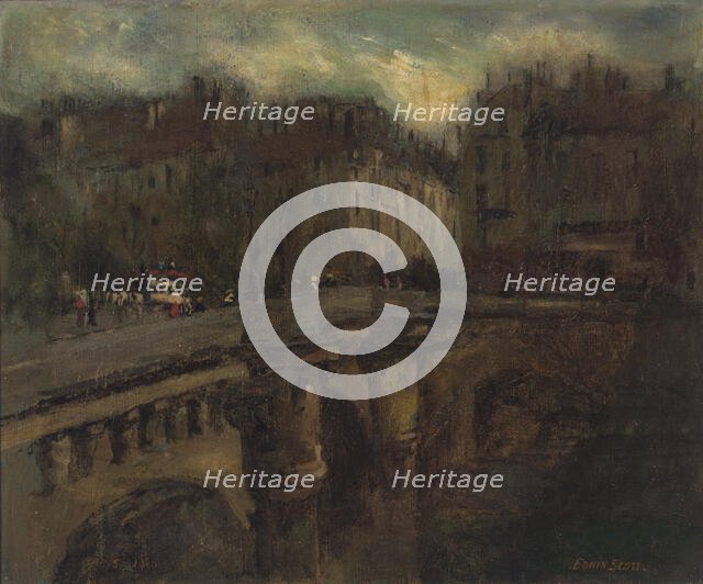 L' Heure Bleu a Paris, n.d. Creator: Frank Edwin Scott.