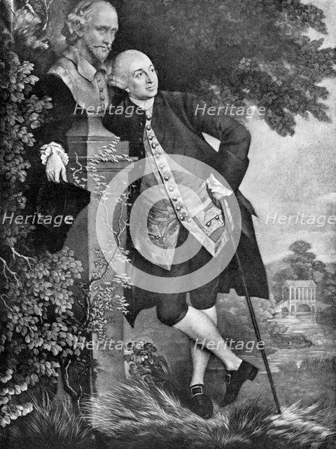 David Garrick (1717-1779), English actor, playwright, theatre manager and producer, 1905. Artist: Unknown