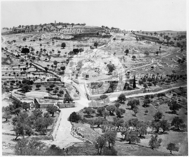The Tomb of Mary. The Mount of Olives, Gethsemane, Between 1860 and 1880.