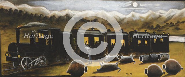 Kakhetian Train. Creator: Pirosmani, Niko (1862-1918).