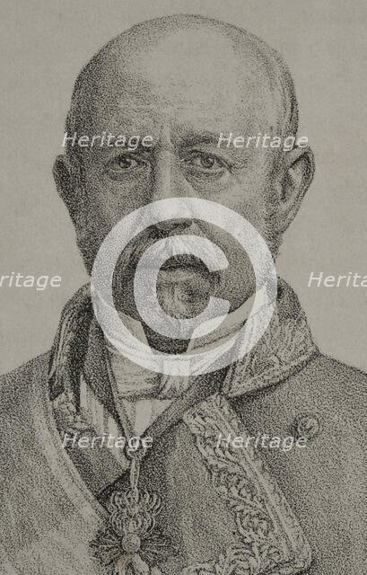 Ramón María Narváez (1799-1868). Spanish general and politician, 1869.  Creator: Jose Cuevas.