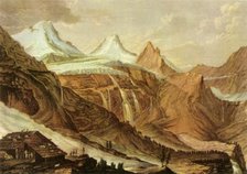 'View of Breit-Lauwinen', c1782-1785, (1946). Creator: Charles-Melchior Descourtis.