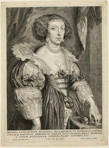 Henriette de Lorraine, n.d. Creator: Cornelis Galle II.
