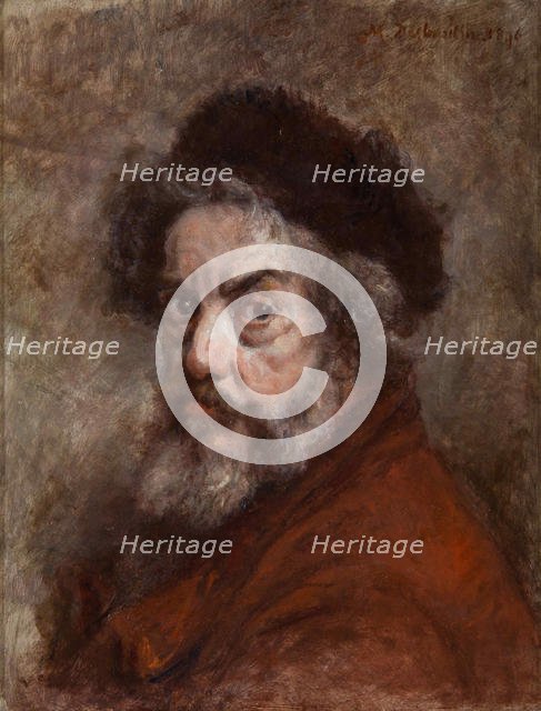 Self-Portrait, 1896. Creator: Desboutin, Marcellin Gilbert (1823-1902).