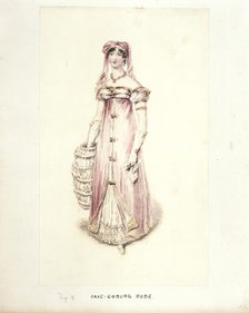 Saxe-Coburg robe, 1816. Artist: Unknown