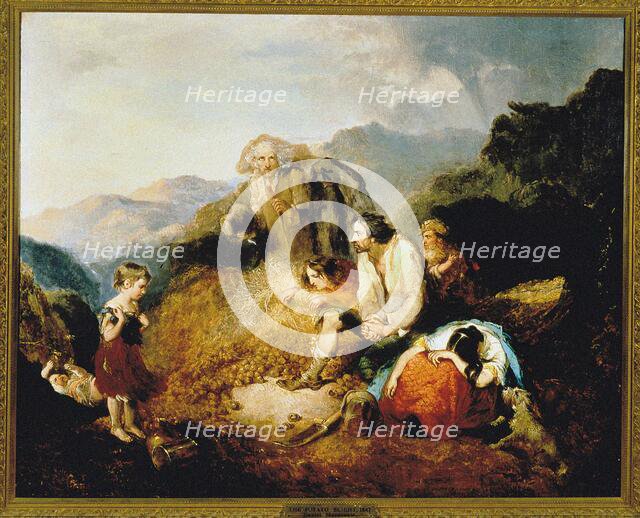 The Potato Blight, 1847. Creator: MacDonald, Daniel (1821-1853).