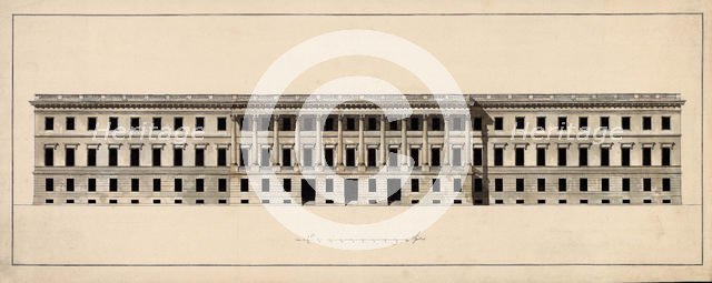 The Catherine Palace (Golovin Palace) in Moscow. Creator: Quarenghi, Giacomo Antonio Domenico (1744-1817).