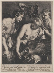 Atalanta and Meleager, 1618-84. Creator: Cornelis Bloemaert.