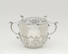 Two-Handled Covered Cup, 1698/1720. Creator: Cornelius Kierstede.