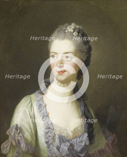 Portrait of Ekaterina Dmitrievna Golitsyna (1720–1761), née Cantemir, 1764. Artist: Van Loo, Louis Michel (1707-1771)