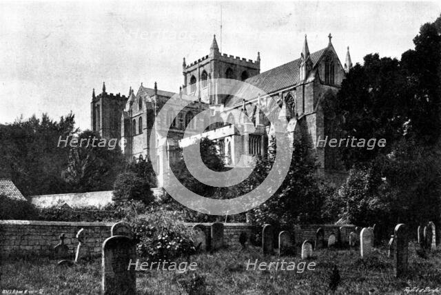 The Cathedrals of England: Ripon Cathedral, 1895. Creator: Francis Frith & Co.