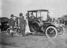 Mrs. Nicholas Longworth Sitting In Door of Auto; with Mrs. Taft, 1912. Creator: Harris & Ewing.