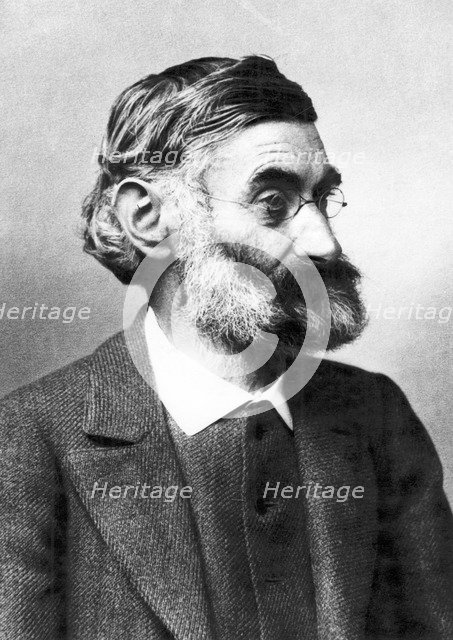 Ernst Abbe (1840-1905), German physicist. Artist: Unknown