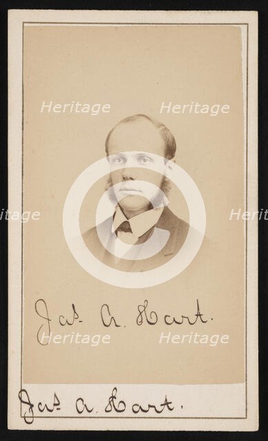 Portrait of James A. Hart, Circa 1870s. Creator: Purdy & Frear.
