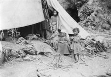Hill tribe family, Chakrata, 1917. Artist: Unknown