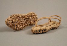 Pair of Sandals, Coptic, 4th-7th century. Creator: Unknown.