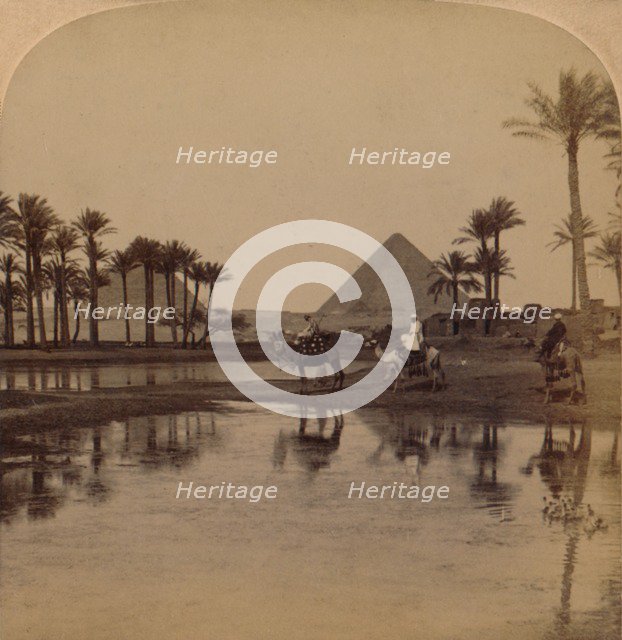 'Cheops from the fertile Valley of the Nile, Egypt', 1896. Artist: Unknown.