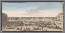 View of the Palace of Versailles, 1700-1799. Creators: Anon, Jacques Rigaud.