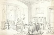Interior Scene, 1881. Creator: Charles Christian Nahl.