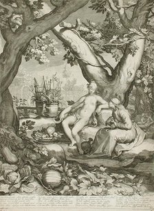 Vertumnus and Pomona, 1605. Creator: Jan Saenredam.