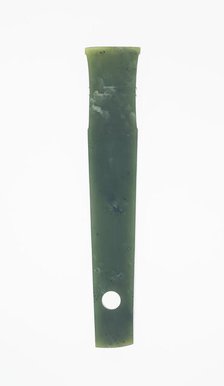 Handle-Shaped Jade, Shang or Western Zhou dynasty, 2nd-early 1st millennium B.C. Creator: Unknown.