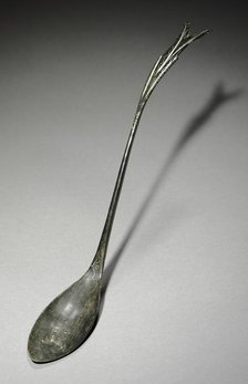 Spoon with Fish-Tail Design, 918-1392. Creator: Unknown.