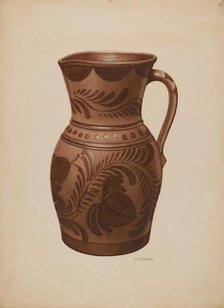 Pitcher, c. 1941. Creator: Henry Moran.