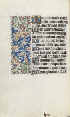 Book of Hours (Use of Rouen): fol. 87v, c. 1470. Creator: Master of the Geneva Latini (French, active Rouen, 1460-80).