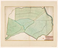 Map of the East Bijlmer and Gein and Gaasperpolder, 1650-1750. Creator: Anon.