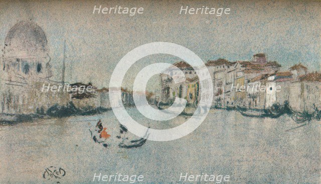 On a Venetian Canal, c1854-1903, (1903). Artist: James Abbott McNeill Whistler