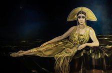 Portrait of Wally Toscanini, 1925. Creator: Martini, Alberto (1876-1954).