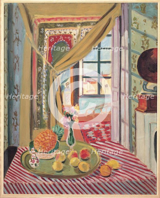 Interior with phonograph, 1934.  Creator: Henri Matisse.