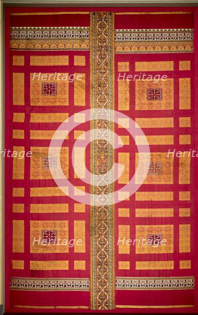 Alhambra Palace Silk Curtain, mid 1300s. Creator: Unknown.