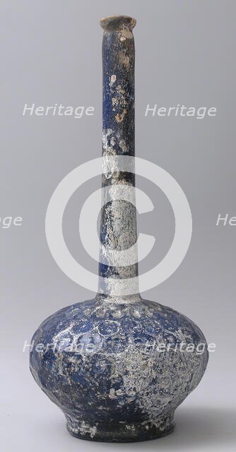 Tall-Necked Bottle, Iran, 12th-13th century. Creator: Unknown.