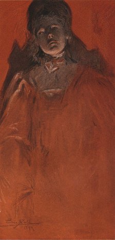 'A Portrait Study', 1899. Artist: Eric Pape.