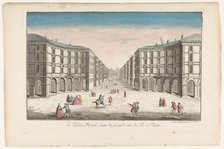View of Palazzo Reale and Via Po in Turin, 1745-1775. Creator: Anon.