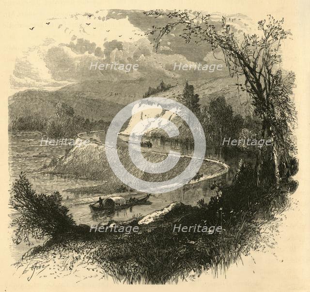 'The James, above Richmond', 1872. Creator: Harry Fenn.