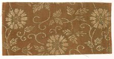 Textile Fragment, 1800s. Creator: Unknown.