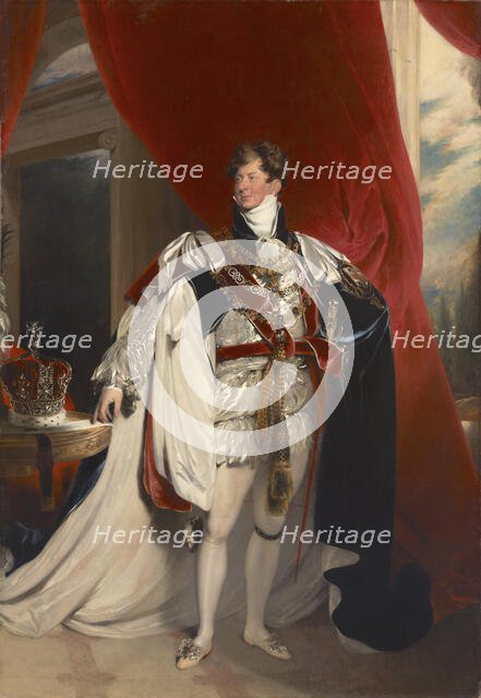 Portrait of George IV (1762-1830), King of the United Kingdom, c1816. Creator: Lawrence, Sir Thomas (1769-1830).