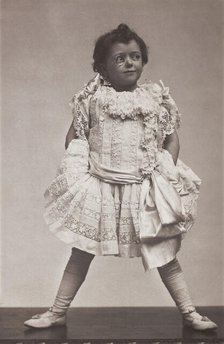 Edward Garratt in character as "The little stranger", c1906. Creator: Unknown.