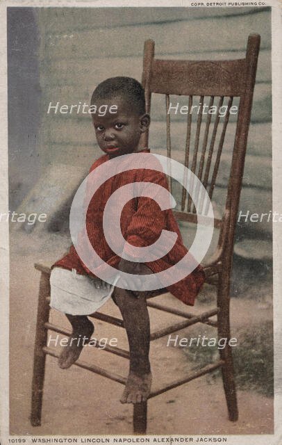 George Washington Lincoln Napoleon Alexander Jackson, ca.1898 - 1931. Creator: Detroit Publishing Company.