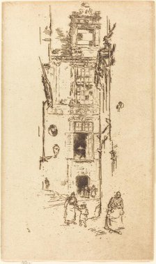 Mairie, Loches, 1888. Creator: James Abbott McNeill Whistler.