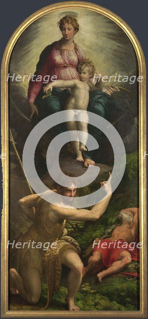 The Madonna and Child with Saints John the Baptist and Jerome, 1527. Artist: Parmigianino (1503-1540)