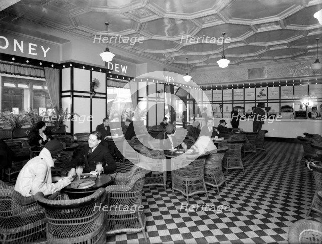 Honey Dew Restaurant, Coventry Street, Westminster, London, c1930s. Artist: Herbert Felton