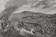 Battle of Calatanazor, (July 1002), Iberian peninsula, 1890.  Creator: Unknown.