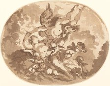 Eros and Psyche, 1766. Creator: Jean Claude Richard Saint-Non.