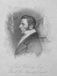 'John Williams, Esq., One of Her Majesty's Counsel', c1820. Creator: T Wright.