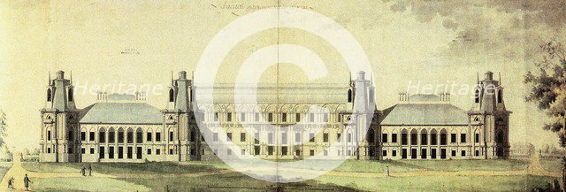 The Tsaritsyno Palace, c. 1796. Artist: Kazakov, Matvey Fyodorovich (1738-1812)