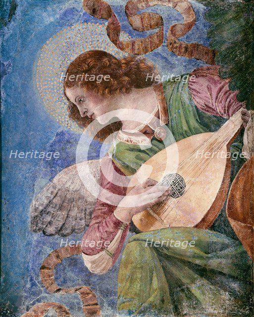 Musician angel, c1480.